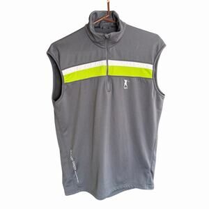 GALVIN GREEN Gilet Vest Bodywarmer Mens Golf Size L Insula Technology Gray